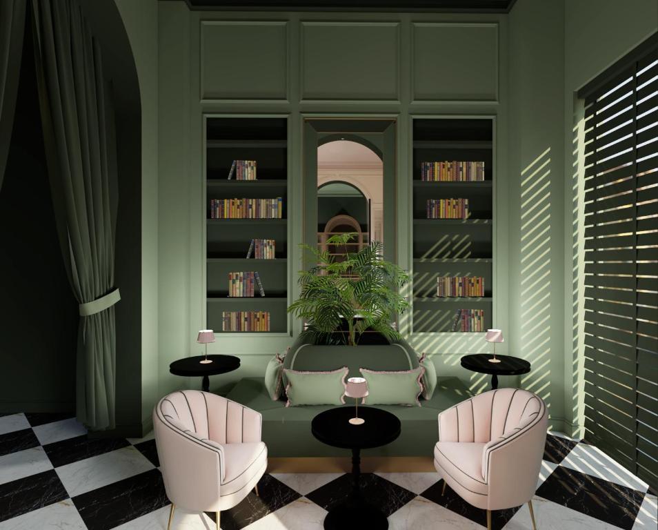 Hotel La Gemma Florencja Zewnętrze zdjęcie The Library